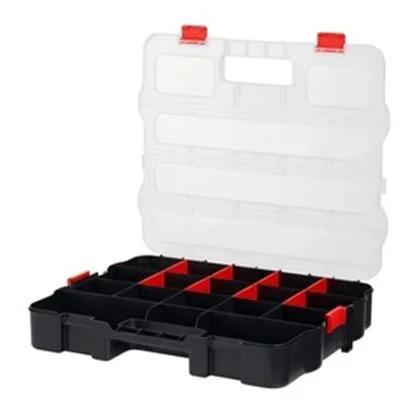 Sortimentskasten Compact 470, Kleinteilemagazin mit 18 Fächern - 1