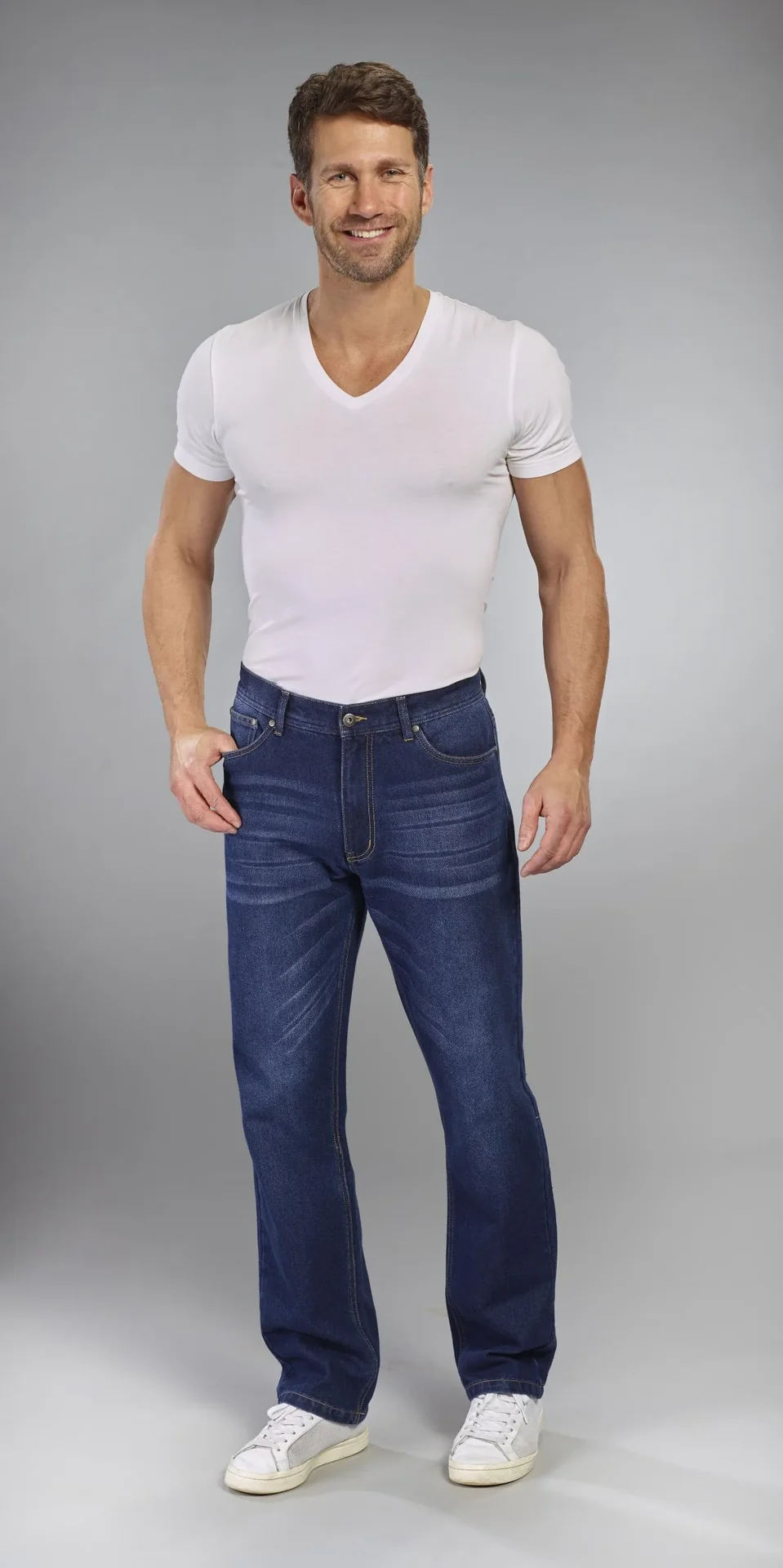 Jeans Loose Fit, Farbe bluestone, Gr.25 - 0