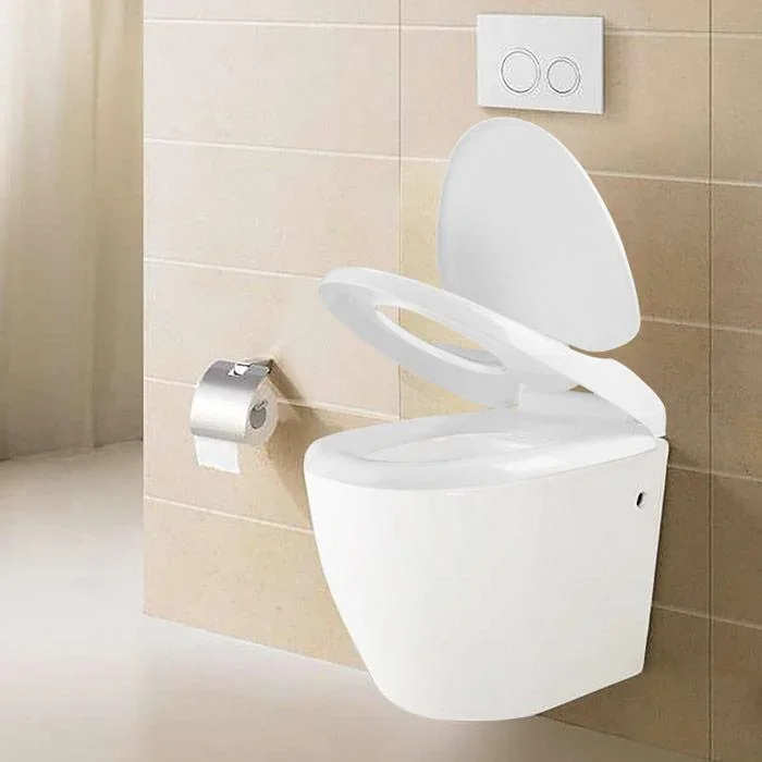 Toilettensitz "Family" mit doppelter Absenkautomatik - weiß - 1