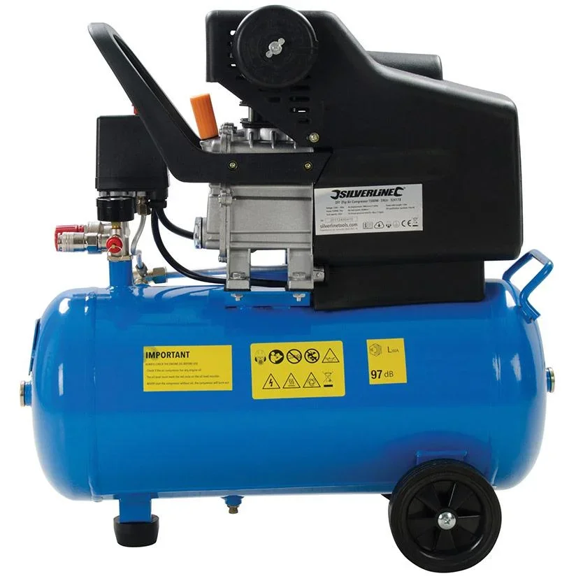 DHZ 2-PS-Luftkompressor 1500 W 24 Liter - 3