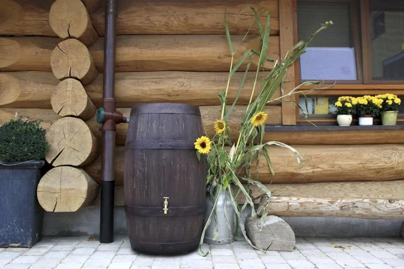 Regentonne "Barrique", 250 l, Farbe dunkelbraun - 1