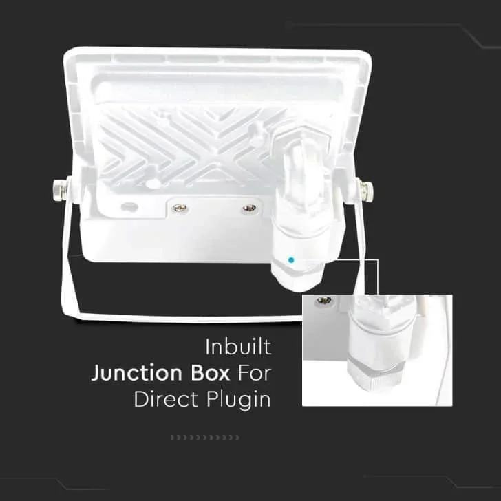 VT-128S LED-Flutlicht mit Sensor - 20 W - 1510 Lm - 3000K - Weiß - 6