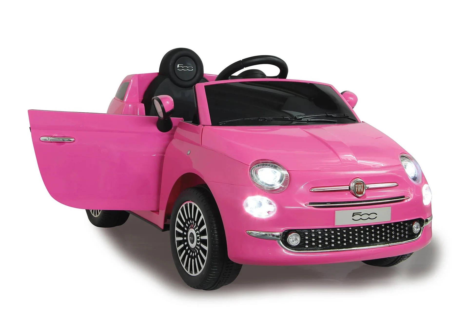 Ride-on Fiat 500 für Kinder, 12 Volt, Pink - 1