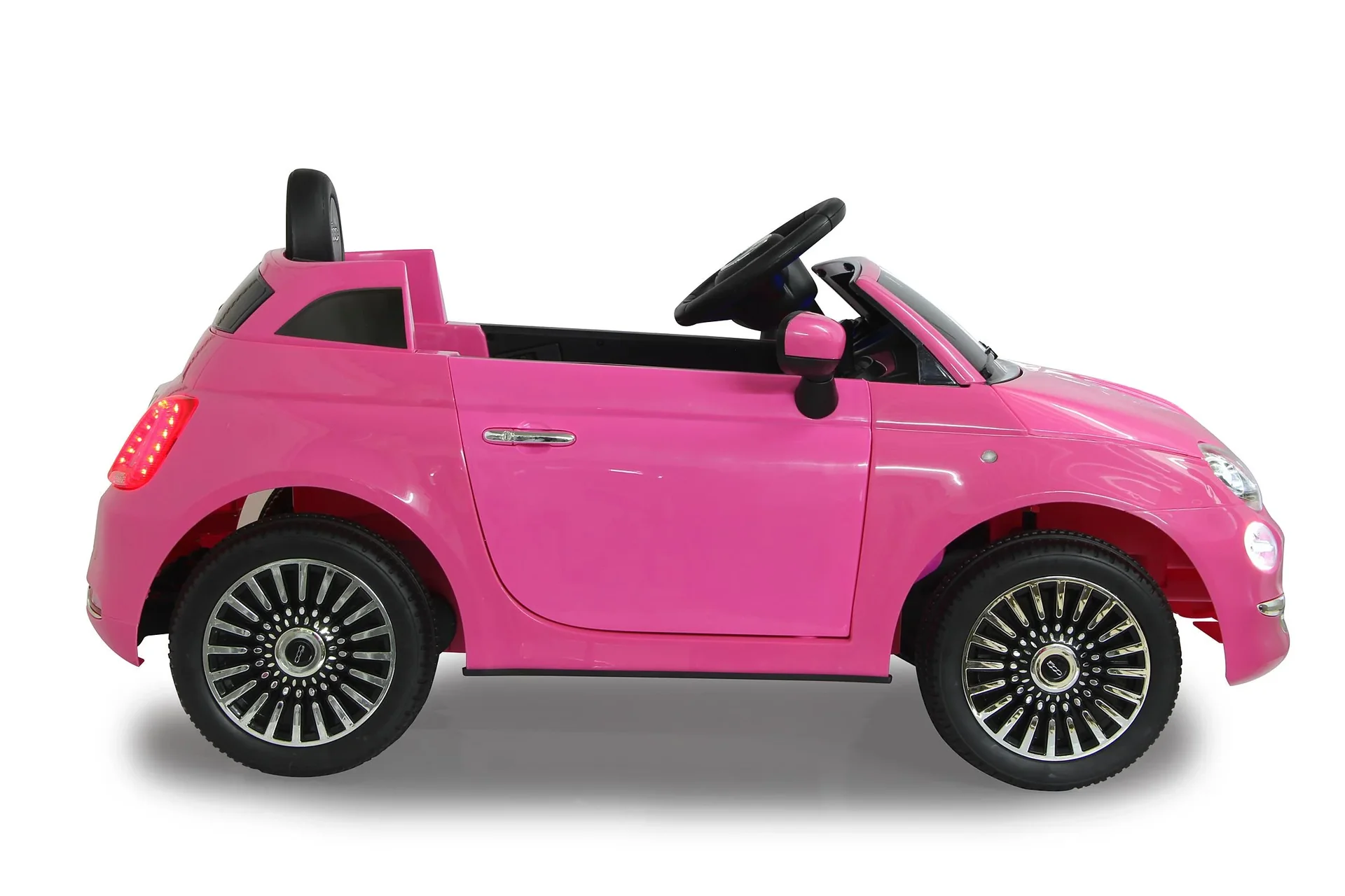 Ride-on Fiat 500 für Kinder, 12 Volt, Pink - 2