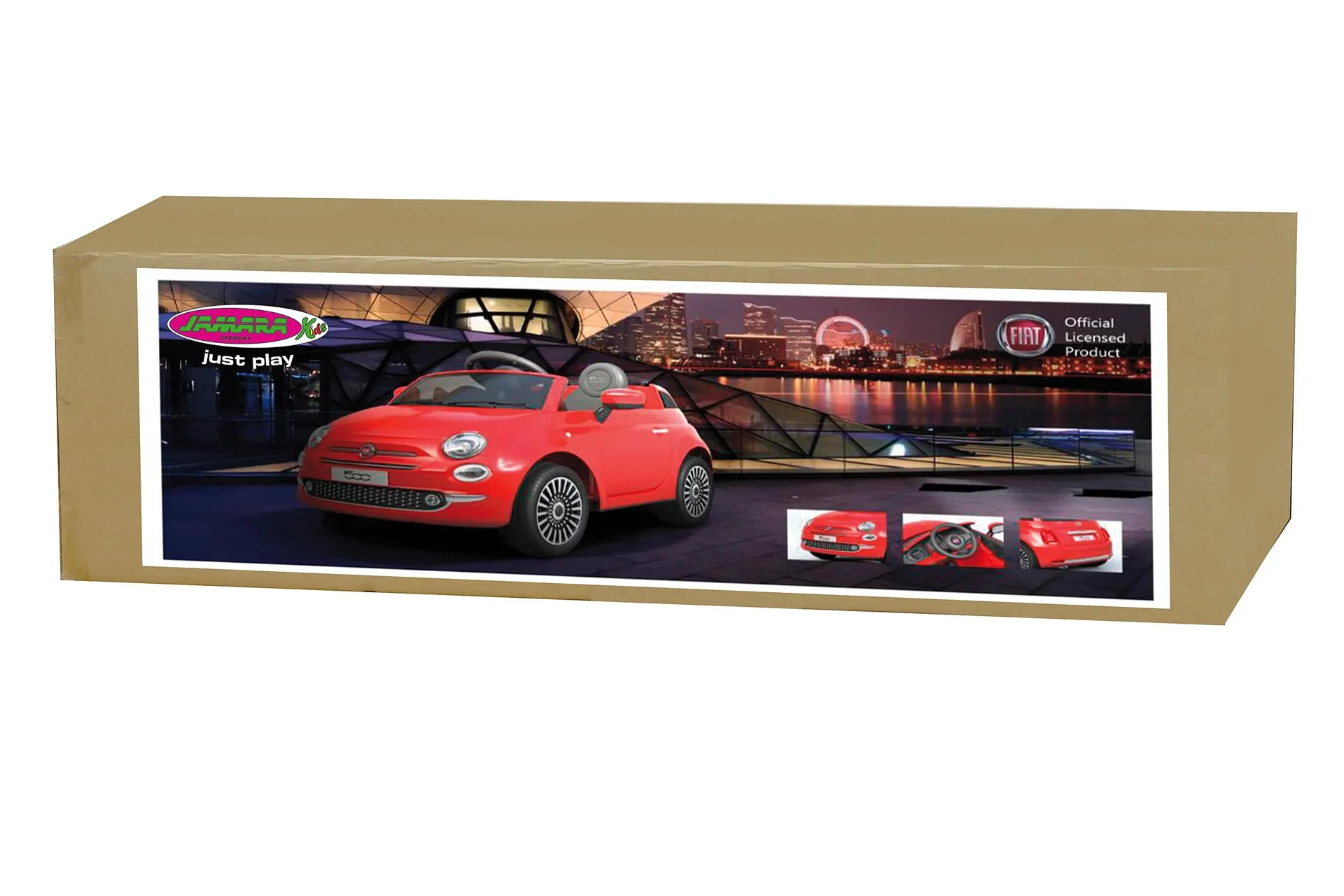 Ride-on Fiat 500 für Kinder, 12 Volt, Pink - 6