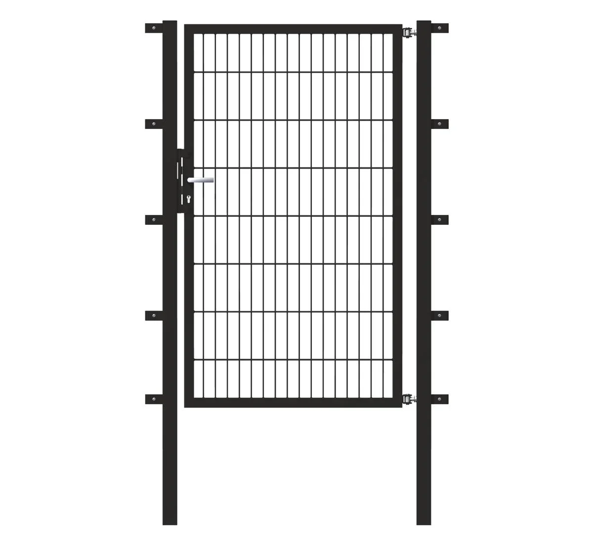 Einzeltor Flexo mit Zubehör, anthrazit/ Breite 100 cm, Höhe 140 cm - 1