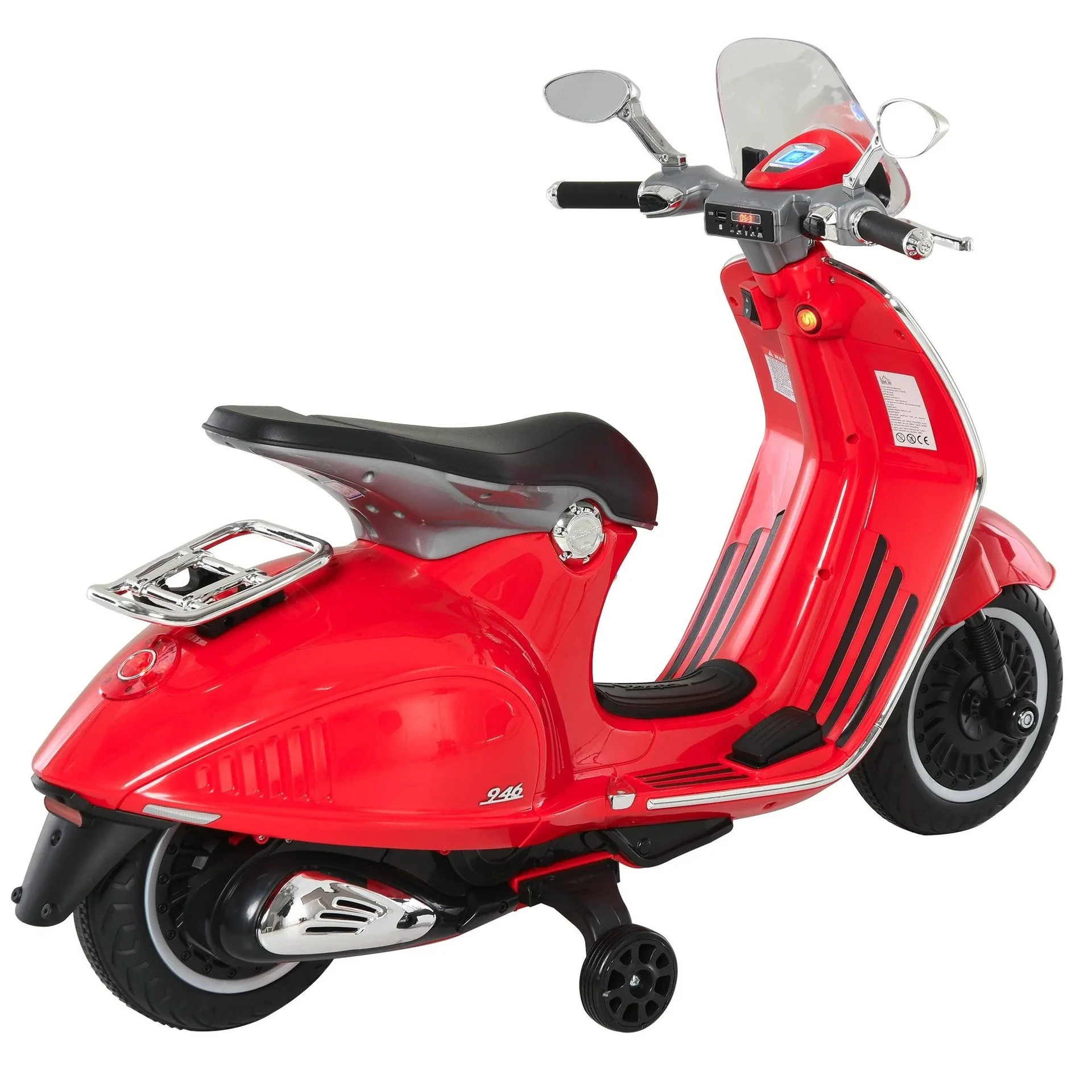 Spielzeug-Kindermotorrad, rot - 2