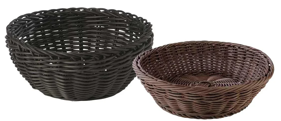 Korb, rund Profiline", schwarz, Ø 29 cm, H: 7 cm - 0