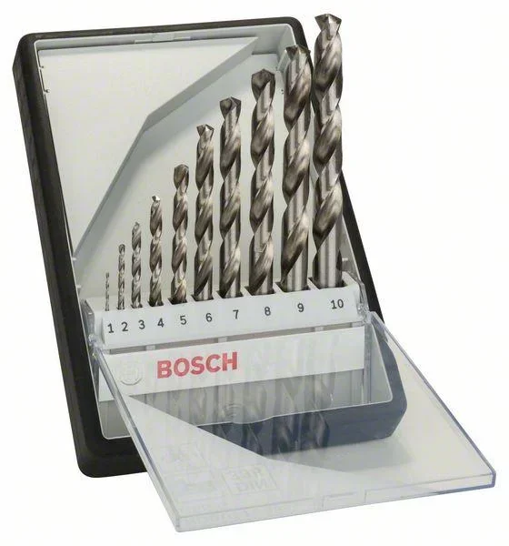 Metallbohrer-Set, Robust Line, HSS-G, 135°, 110 mm, 10-teilig - 1