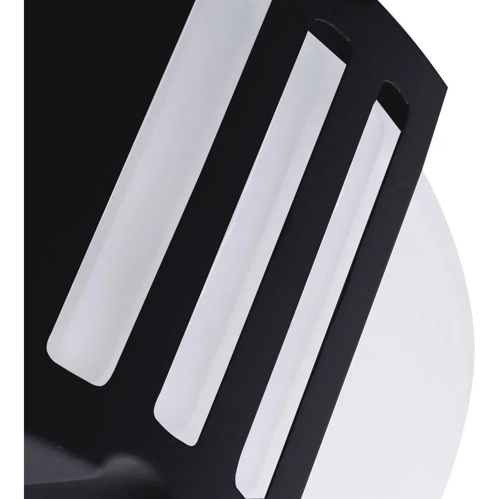 VT-754 Wandleuchte - Schwarz - Leuchte E27 - mattiertes Glas - 2