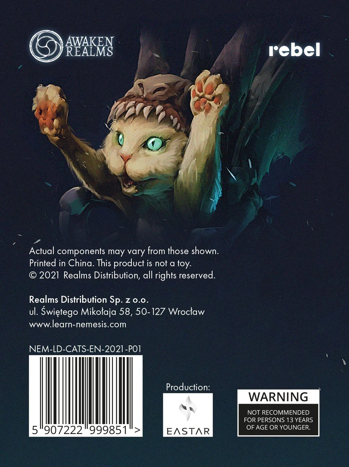 Gesellschaftsspiel Nemesis Lockdown - Spacecats ( Erweiterung ) - 1
