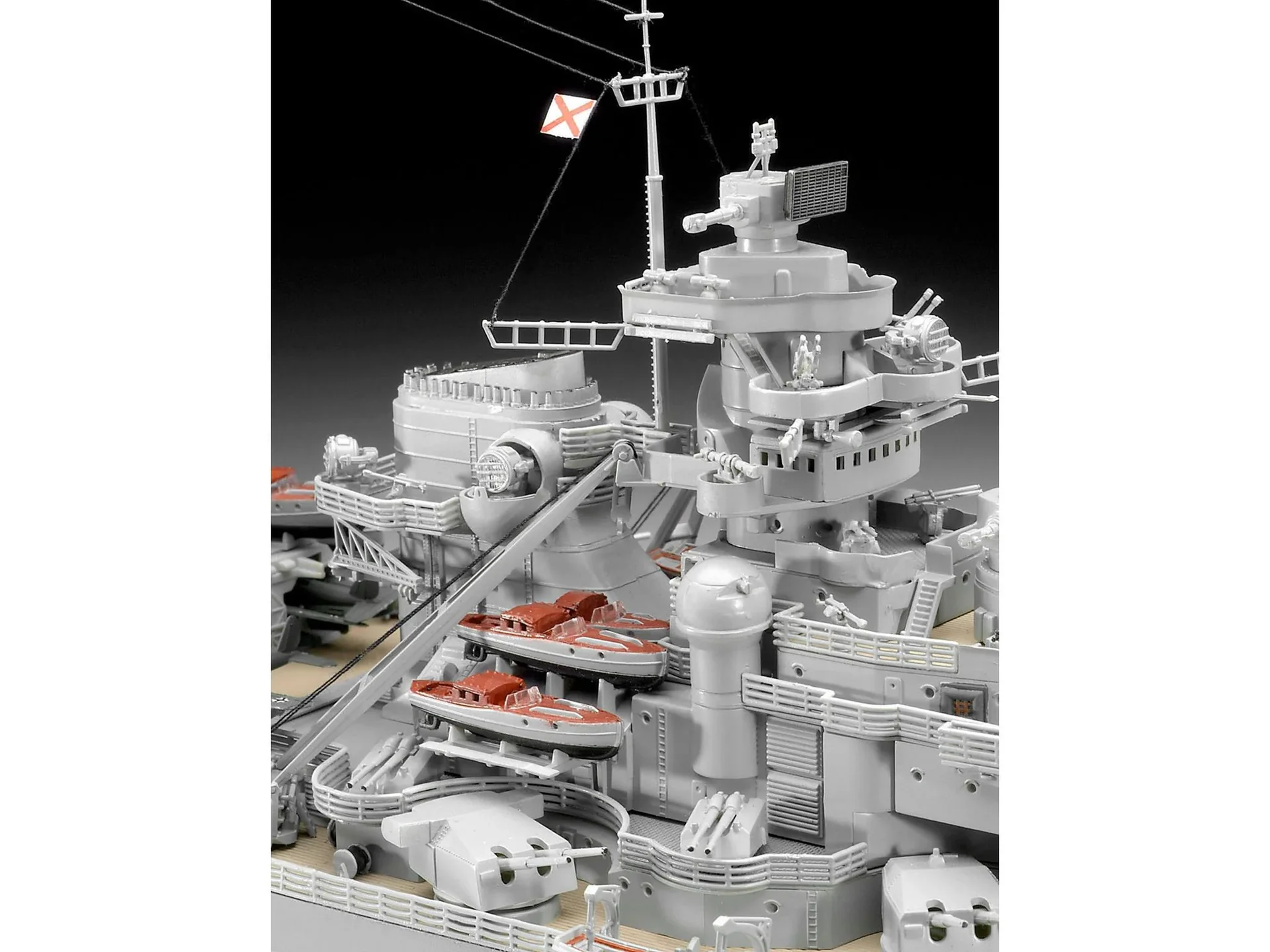 Modellbausatz Bismarck im Maßstab 1/350 - 2