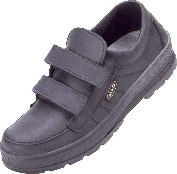 Freizeit- u. Wanderschuh mit Klettverschluss, Farbe schwarz, Gr. 41 - 2