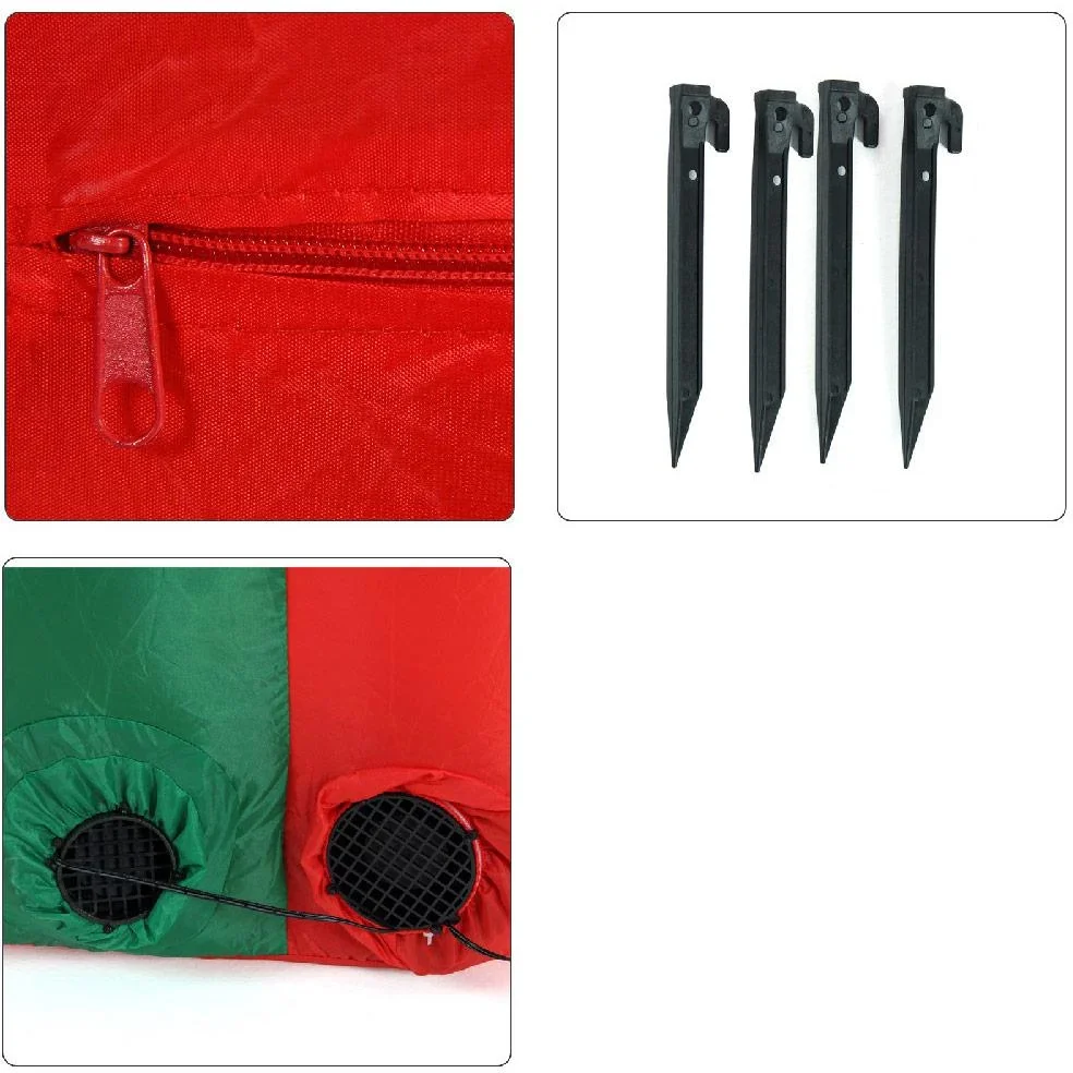 Weihnachtsmann in aufblasbarem Geschenk - 2