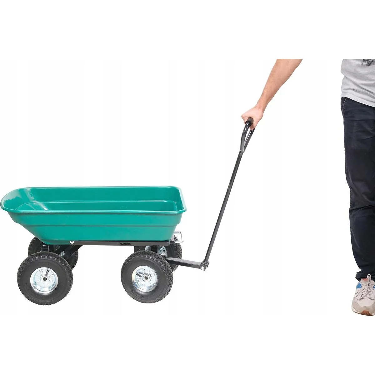 NL Gartenwagen mit Kippfunktion - 55L - Behälter: 87 x 47 x 20 cm - 0