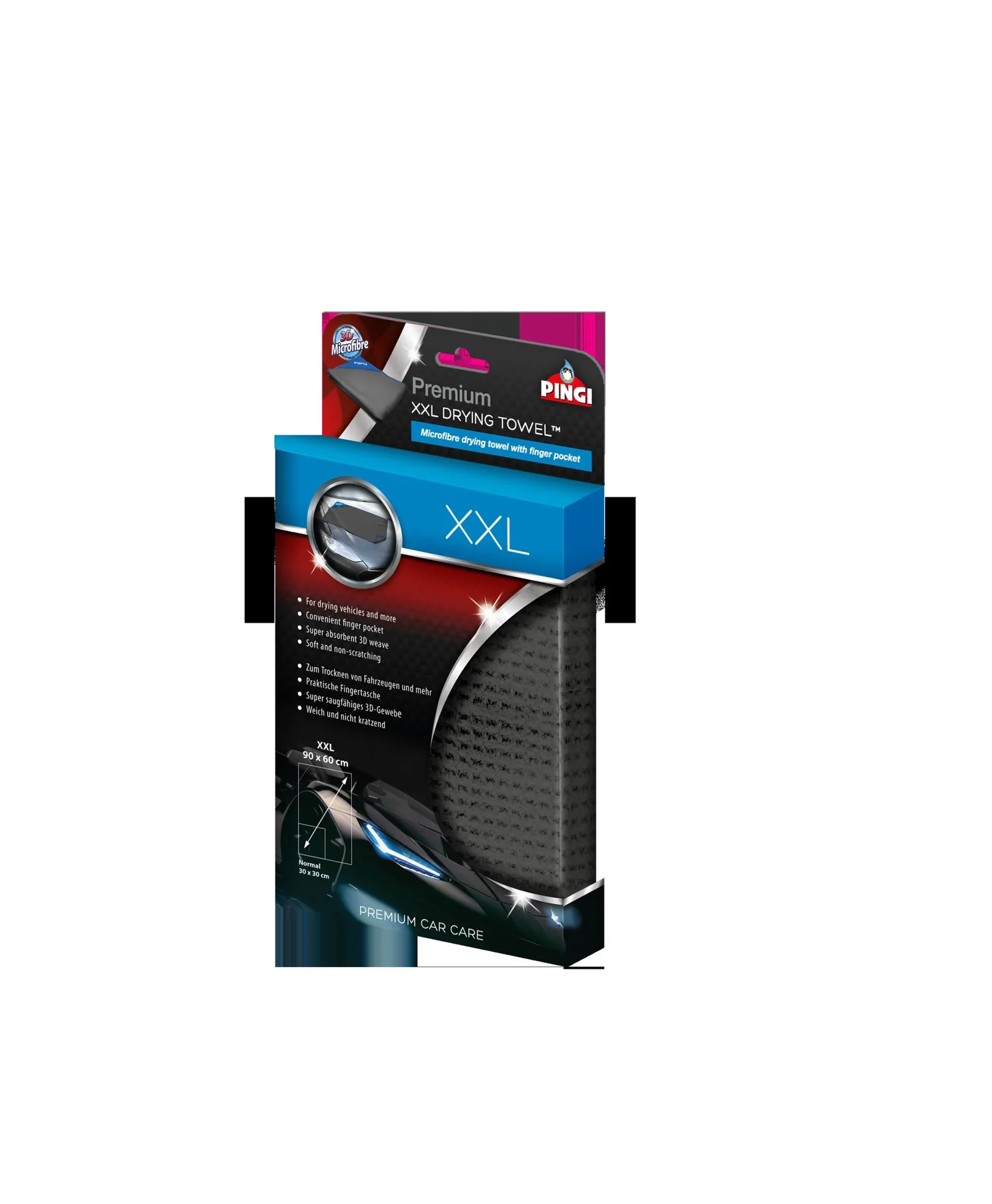 Premium XXL Mikrofaser-Tuch - 3D-Mikrofaser-Gewebe - 3