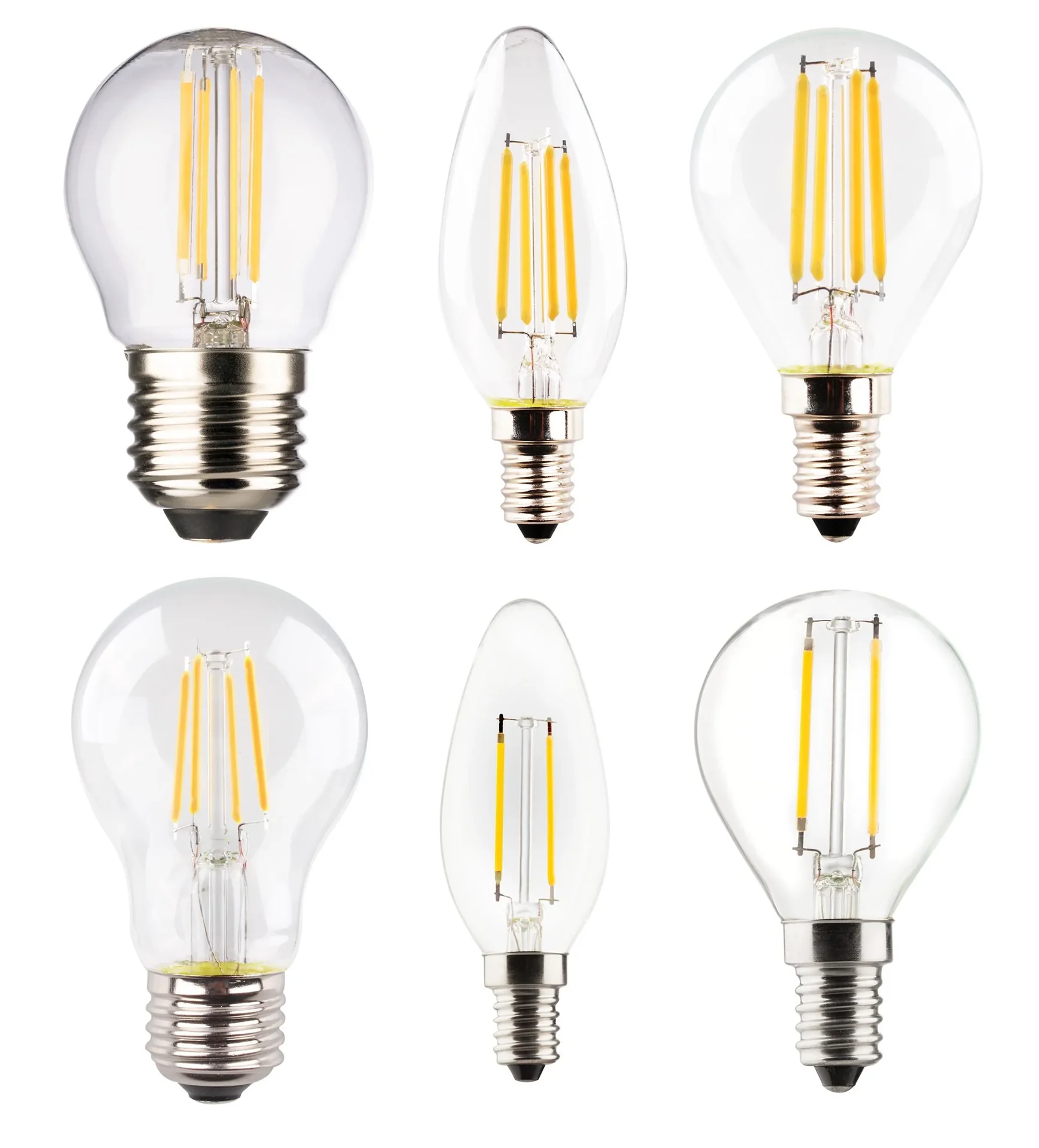 Retro LED Tropfenlampe mit 2,5 Watt, E14, warmweiß - 0