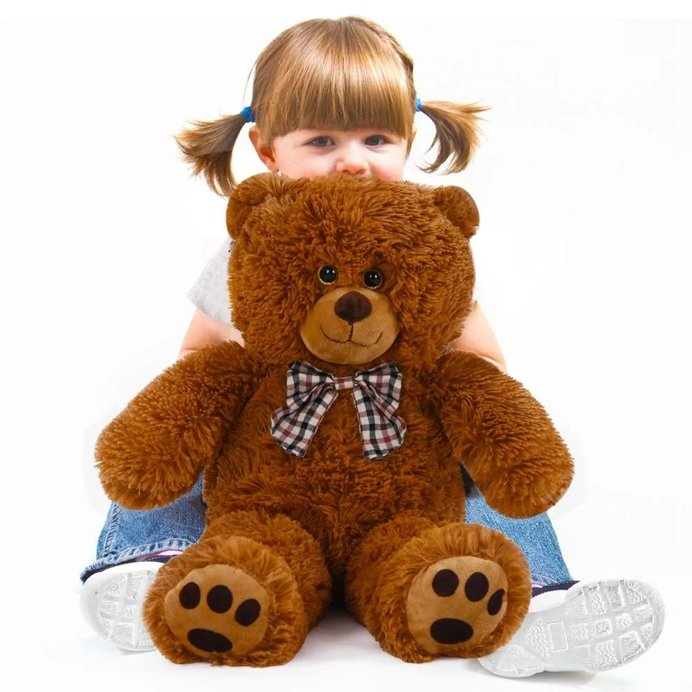 Teddybär-Kissen L Braun 50cm - 0