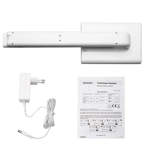 LED-Tischleuchte Cataleya weiß 42cm - 2