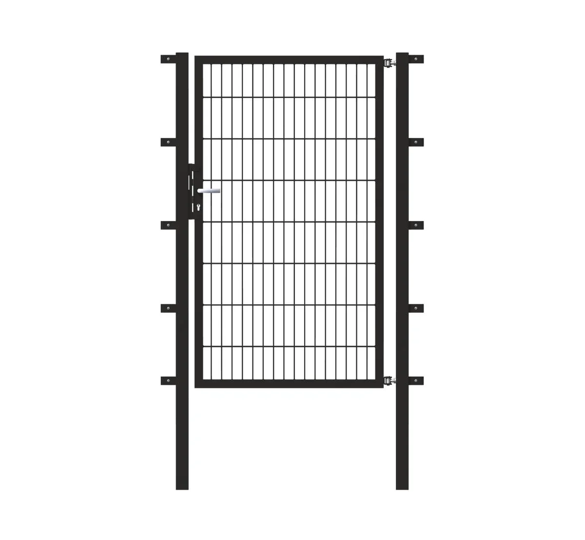 Einzeltor Flexo mit Zubehör, anthrazit/ Breite 150 cm, Höhe 100 cm - 1