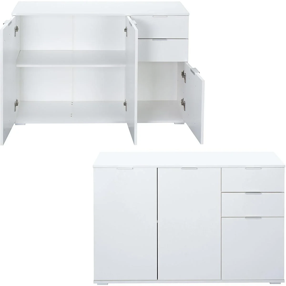 Sideboard Alba | Schubladenschrank | Weiß mit - 3