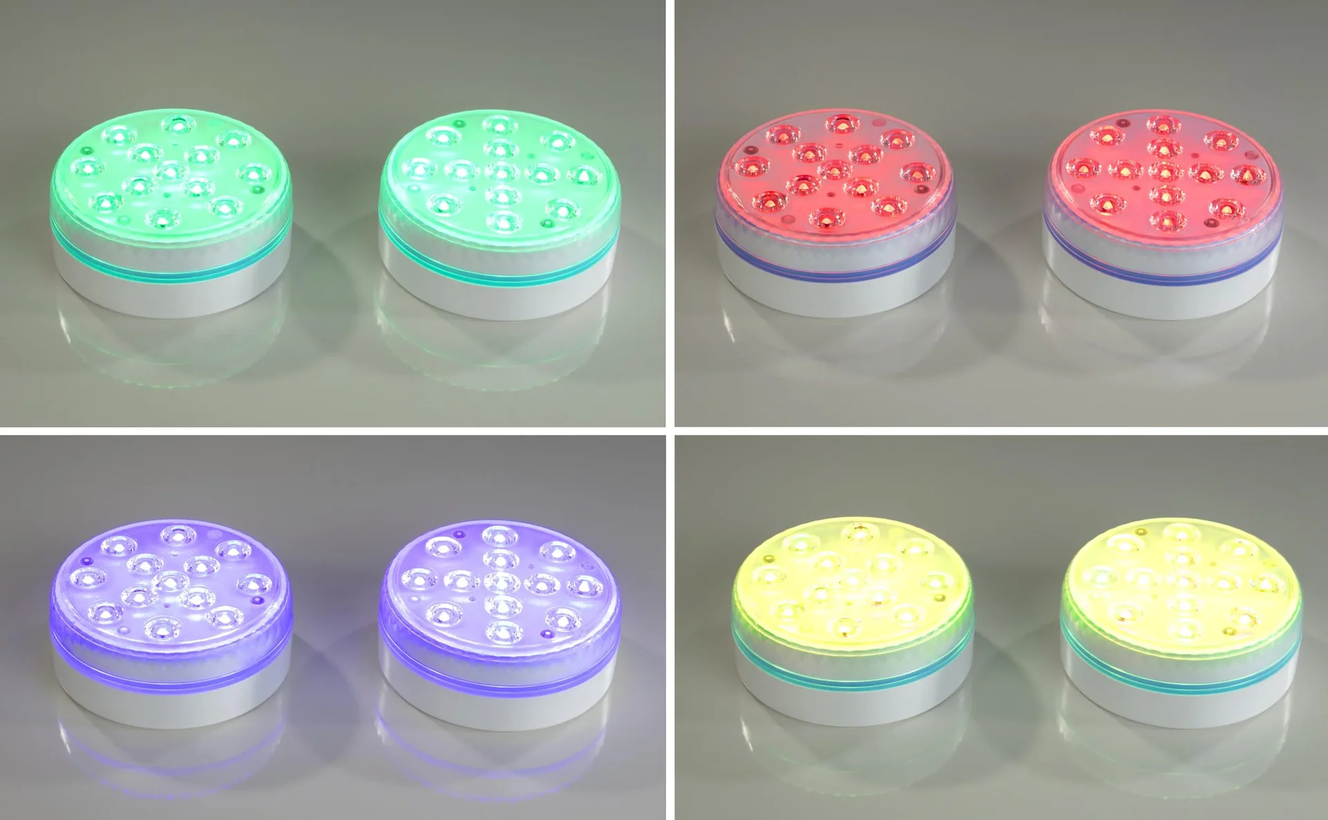Pool LED Lichter mit Fernbedienung IP68, 2er Set - 5