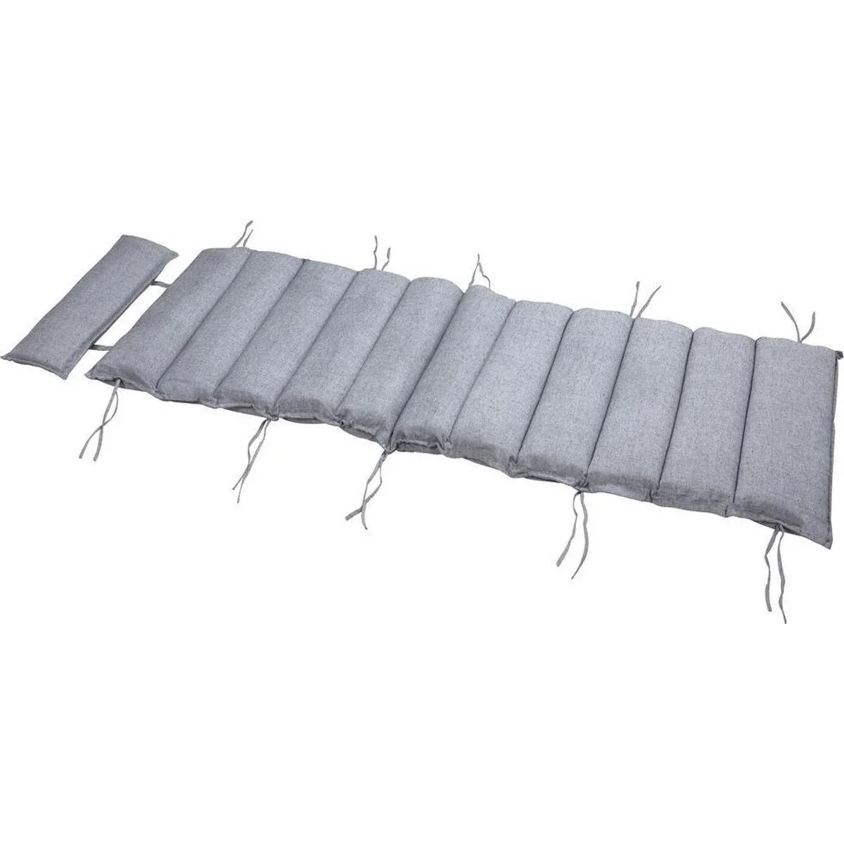 Kissen Sonnenliege - Grau gesprenkelt - 177x58x7 - 1