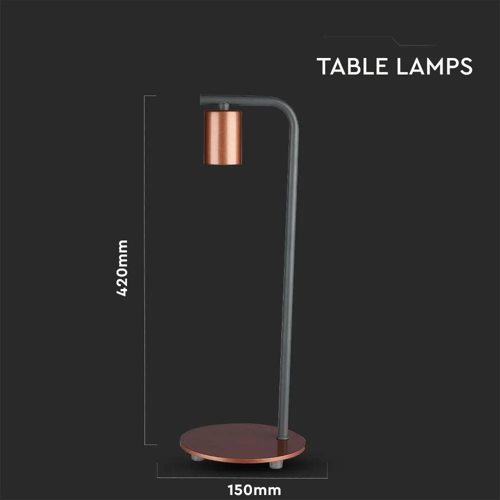 VT-7412 Tischlampe - E27 - Bronze - 1
