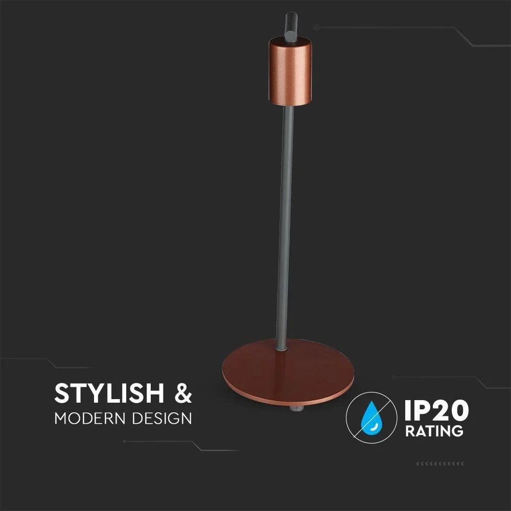 VT-7412 Tischlampe - E27 - Bronze - 2