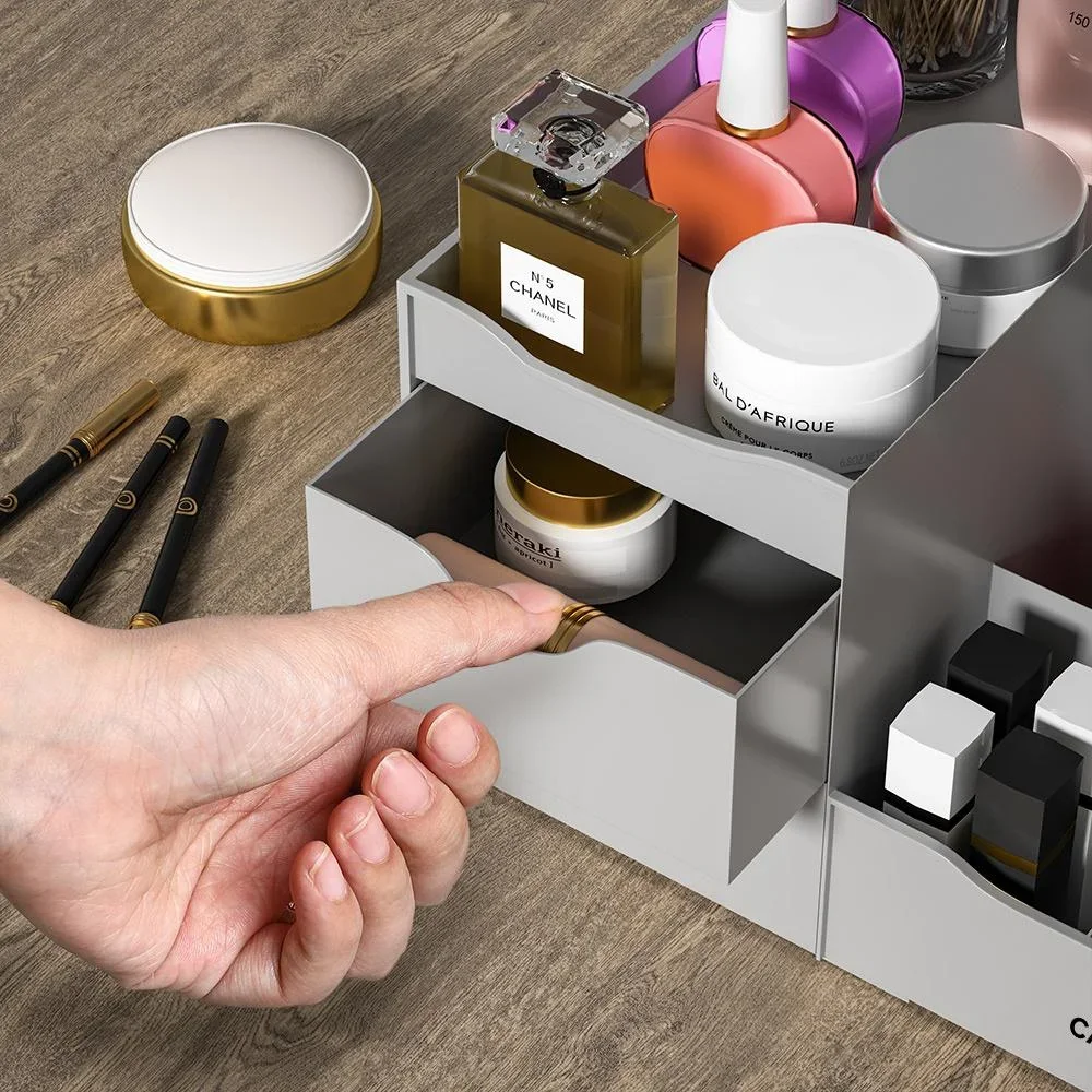 Make-up-Organizer hellgrau - 2