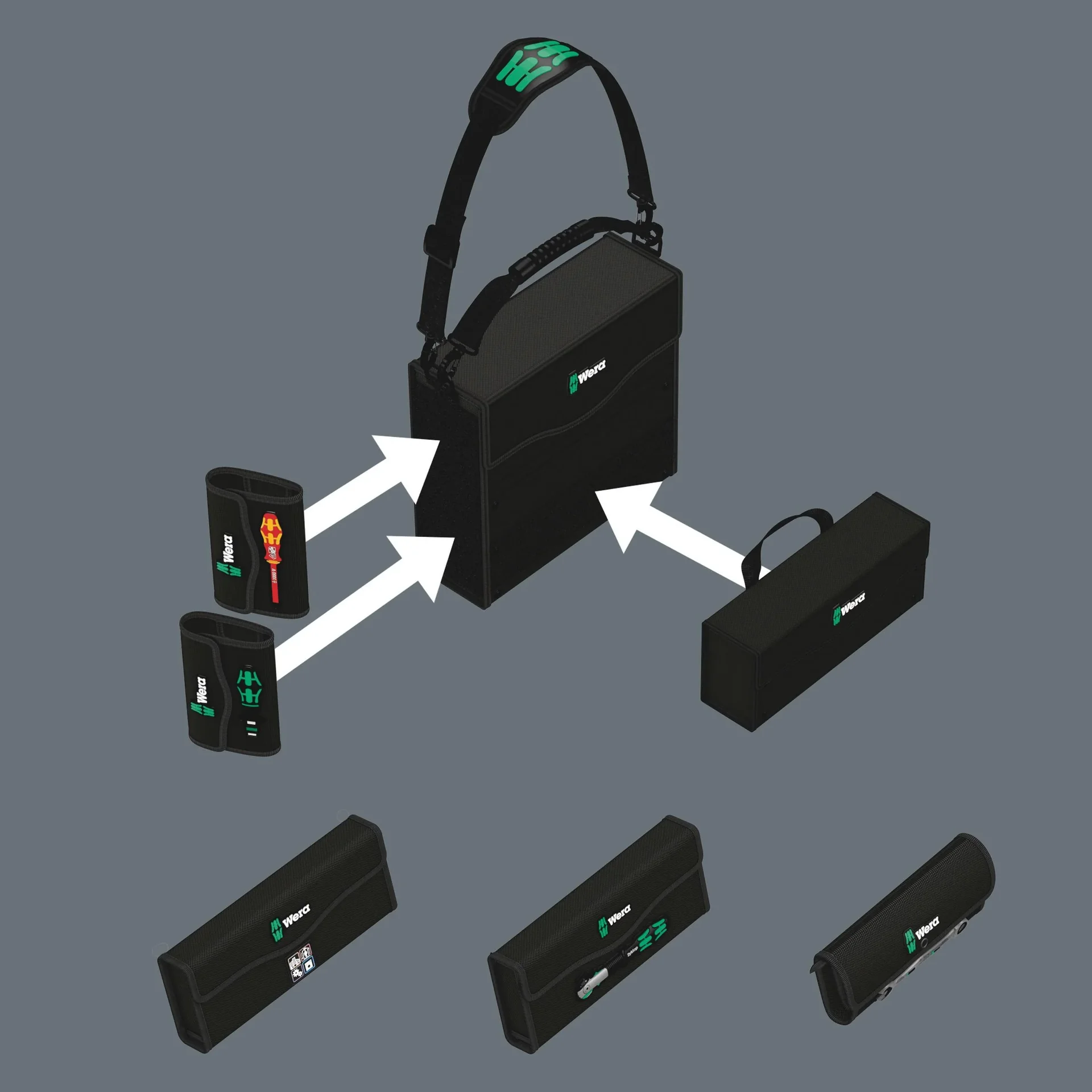 Werkzeug-Container 2go, 3-teilig - 0