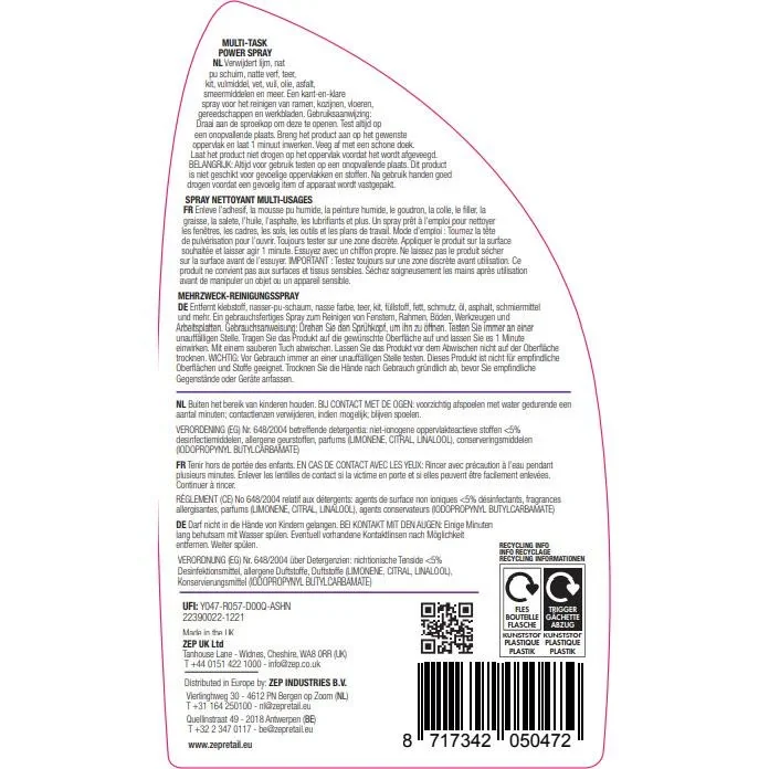 Multi Task Power Spray - 750ml - 0