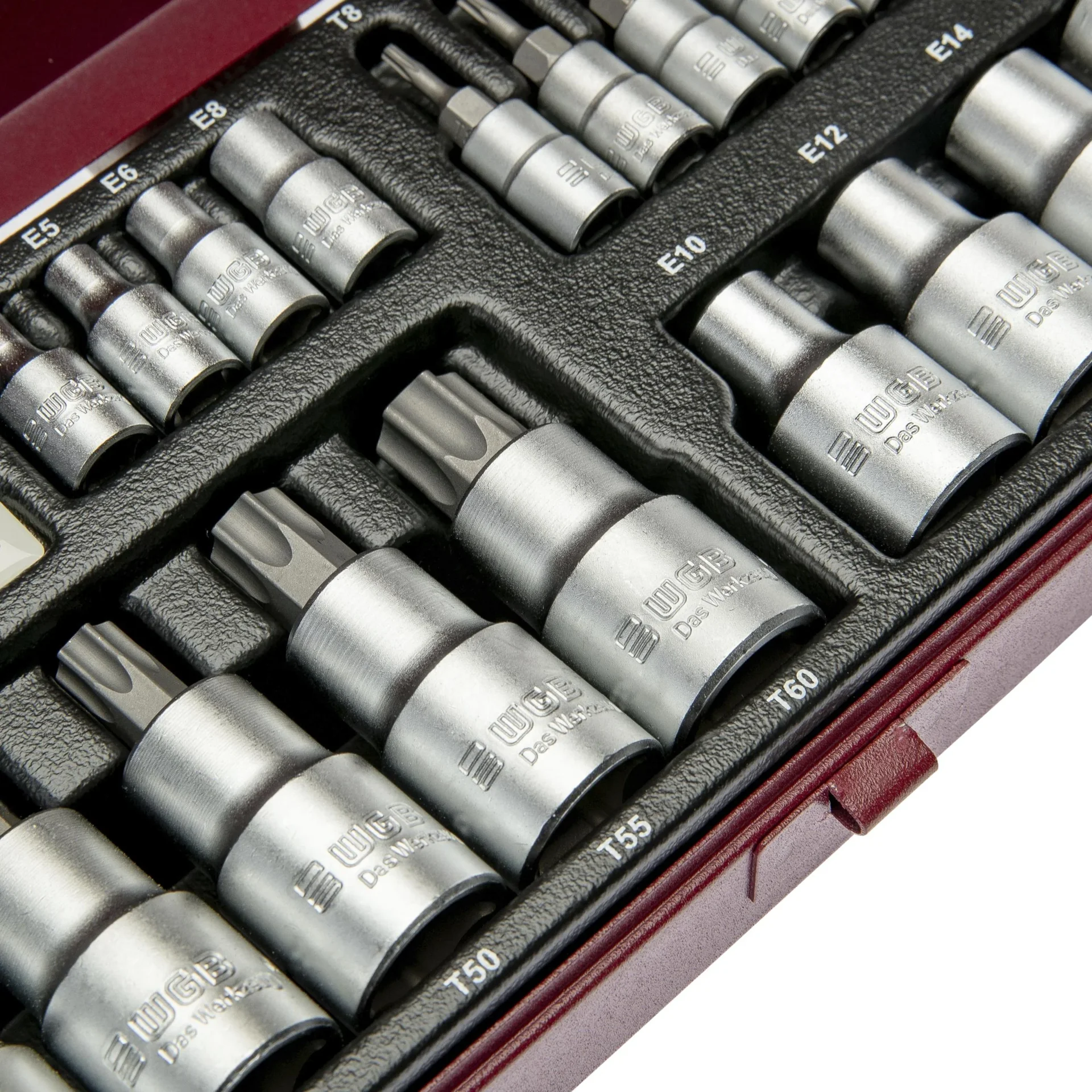 TX-Steckschlüssel-Garnitur, 23-teilig- 1/4" + 1/2" - 0