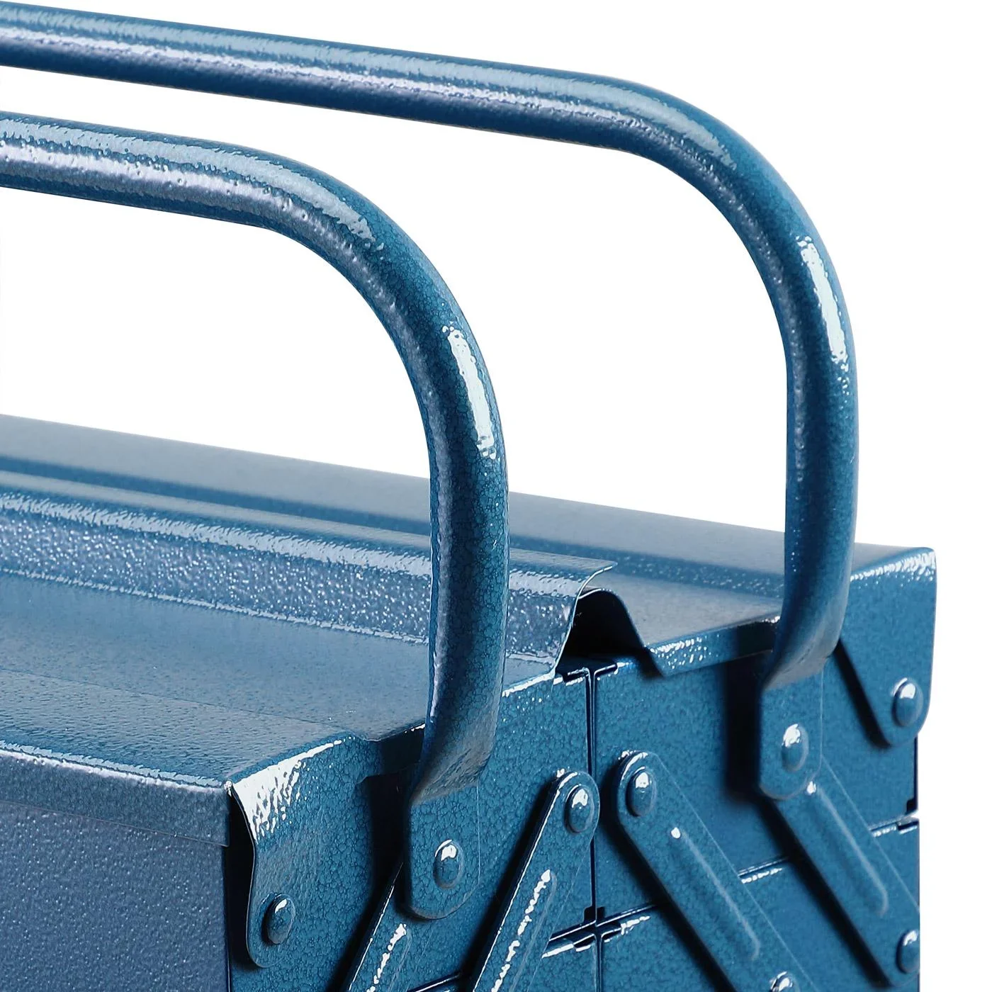 Stahl Werkzeugkoffer Blau - 6
