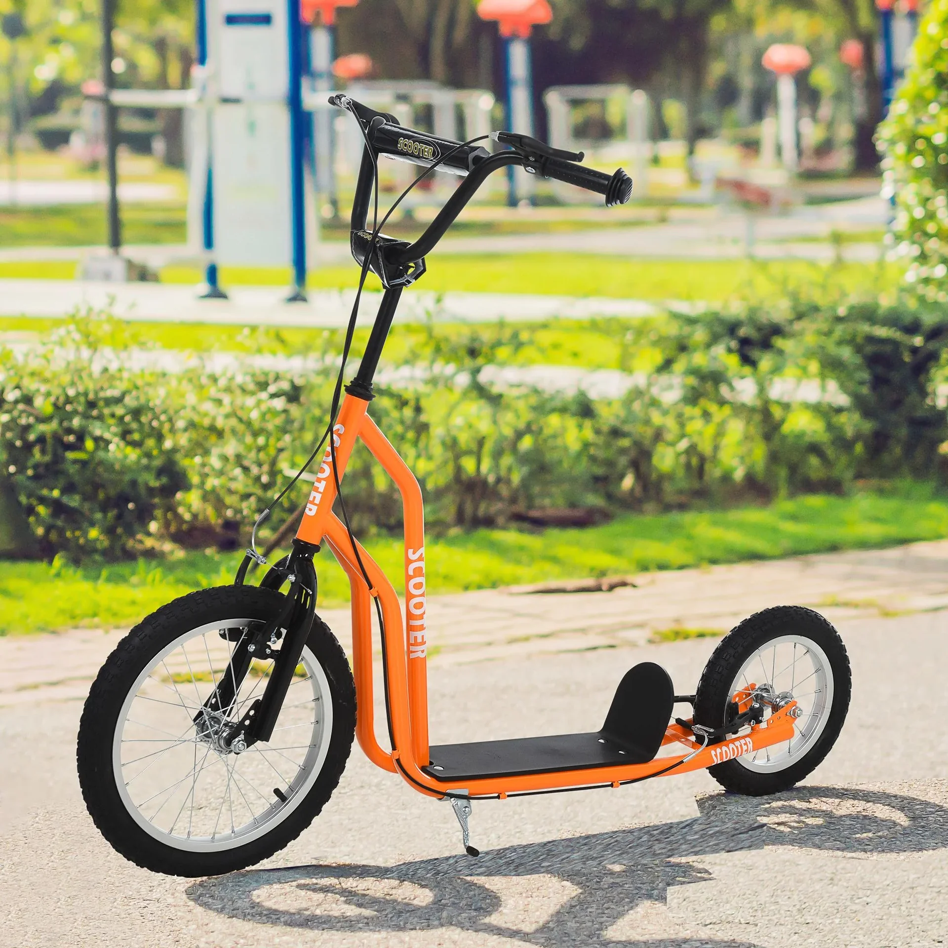 Kinderroller mit Handbremse - 4