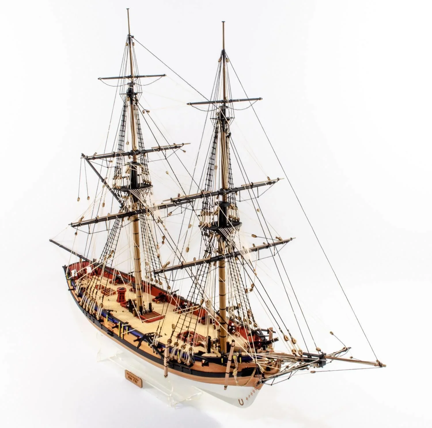 Bausatz HMS Flirt im Maßstab 1:64 - 4