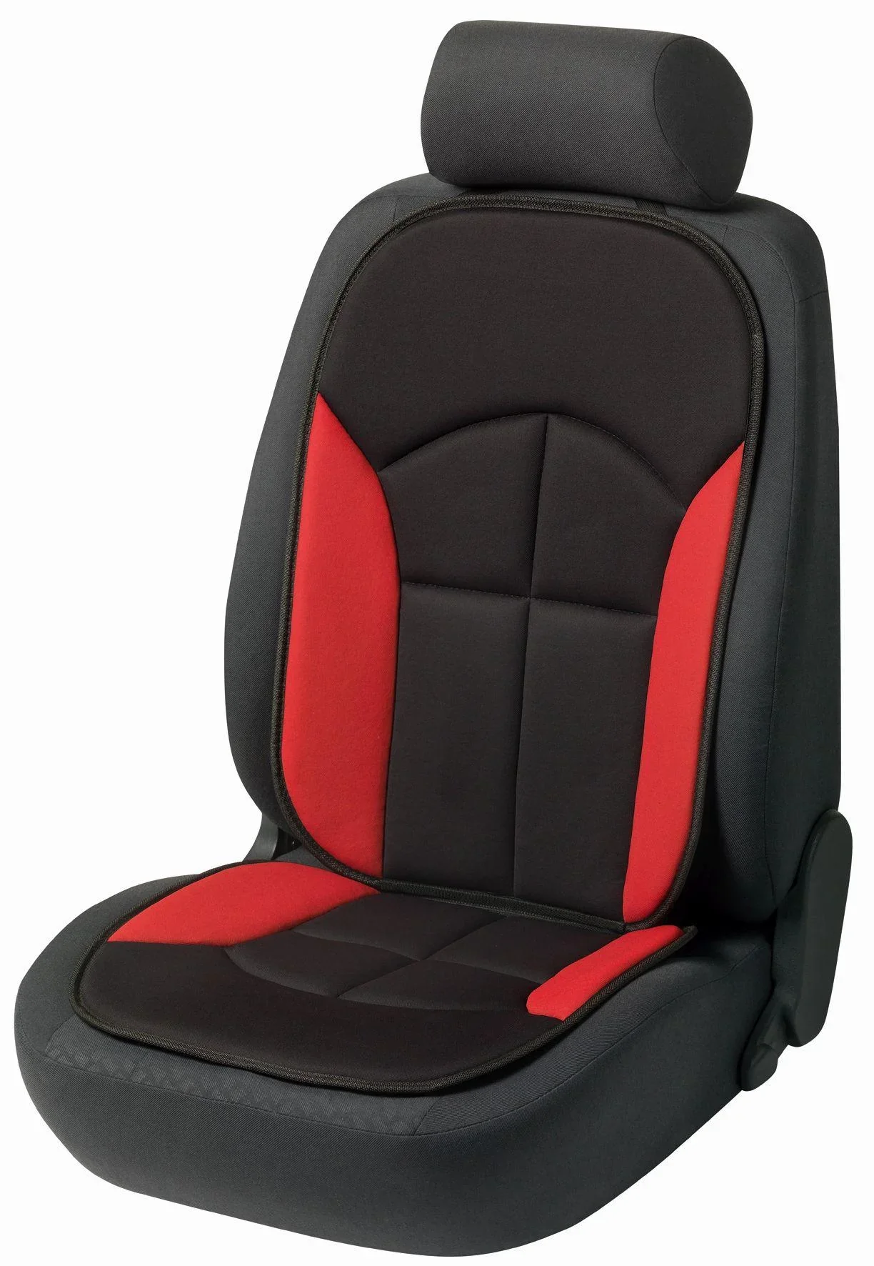 Sitzaufleger "Norvara" schwarz - rot - 0