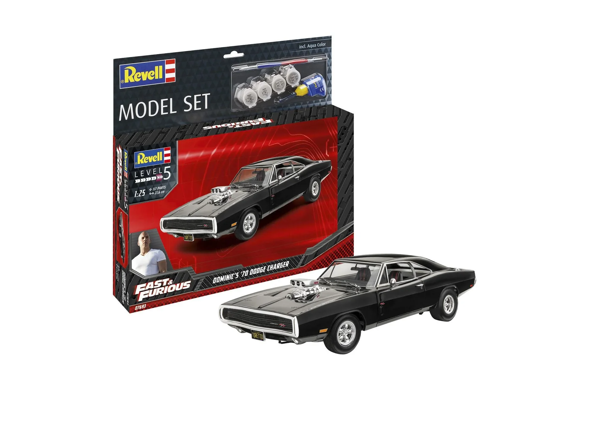 Model Set F&F Dominixs 1970 Dodge Charger - 2