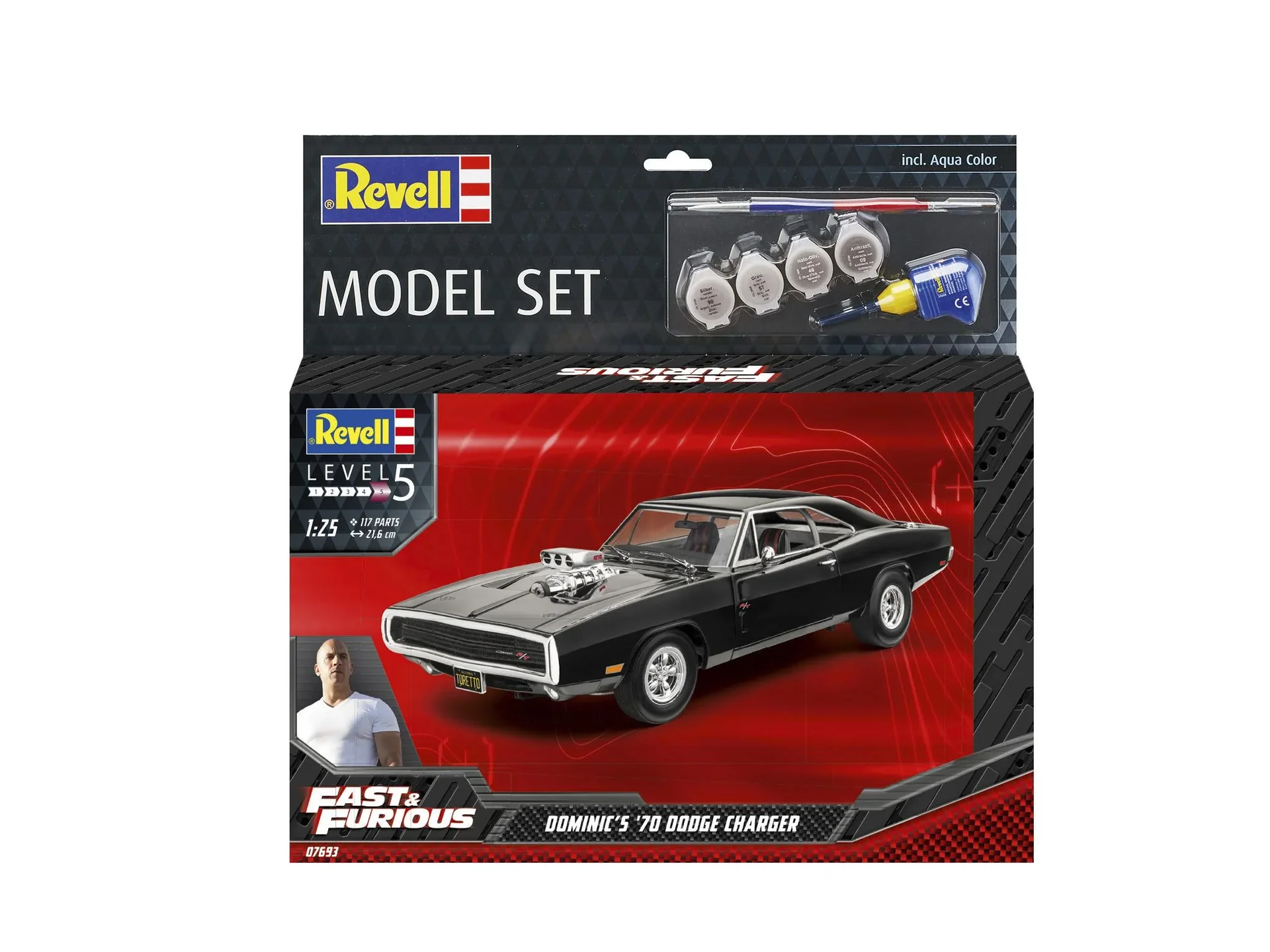 Model Set F&F Dominixs 1970 Dodge Charger - 3