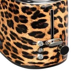 Panther Wasserkocher - 1.7L und Toaster - Panther Druck - Leopard - Retro - 7