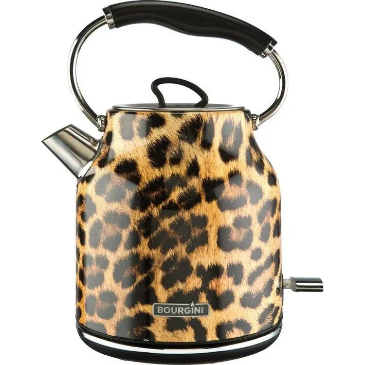 Panther Wasserkocher - 1.7L und Toaster - Panther Druck - Leopard - Retro - 8