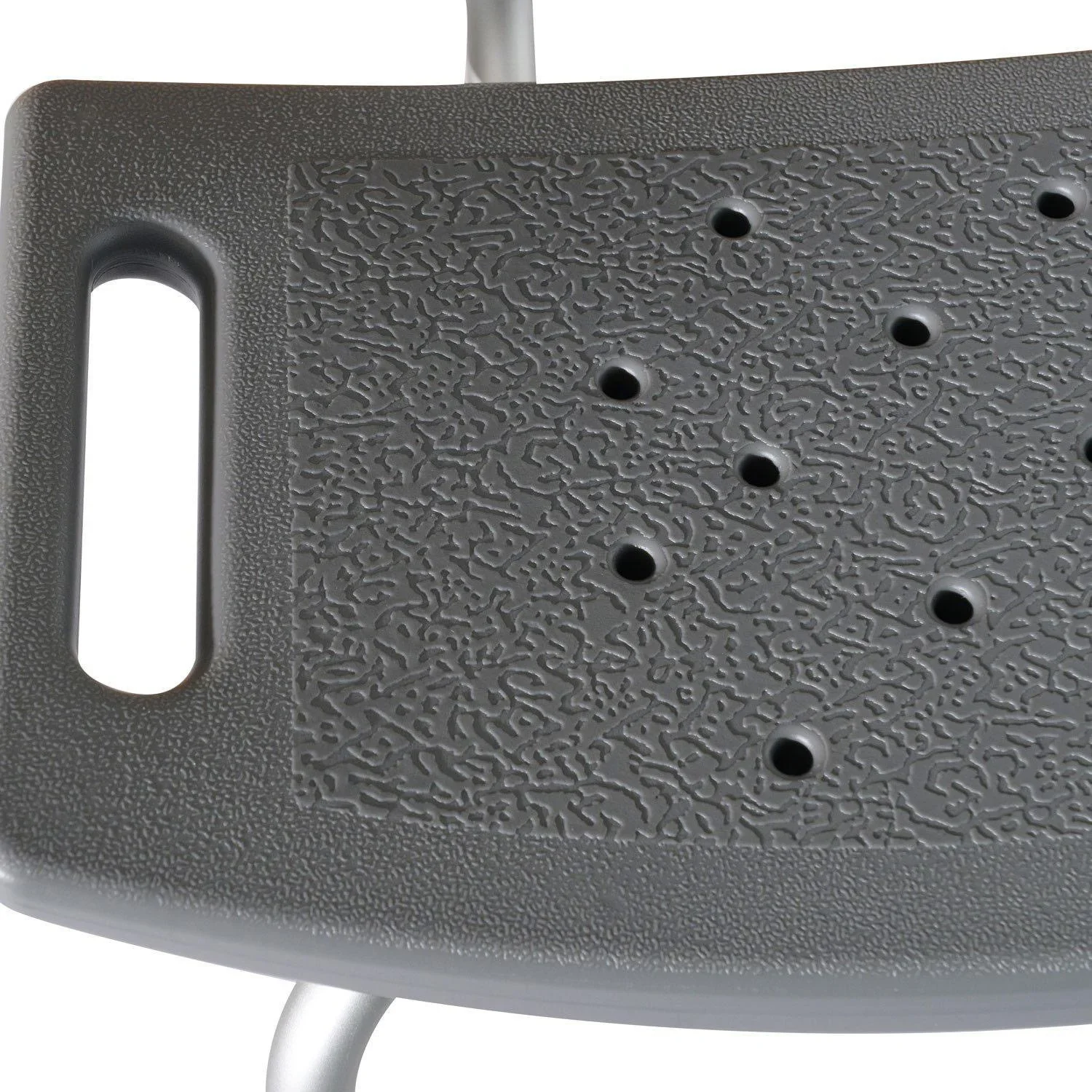 Duschstuhl Badehocker Badhilfe höhenverstellbar mit Rückenlehne - 1