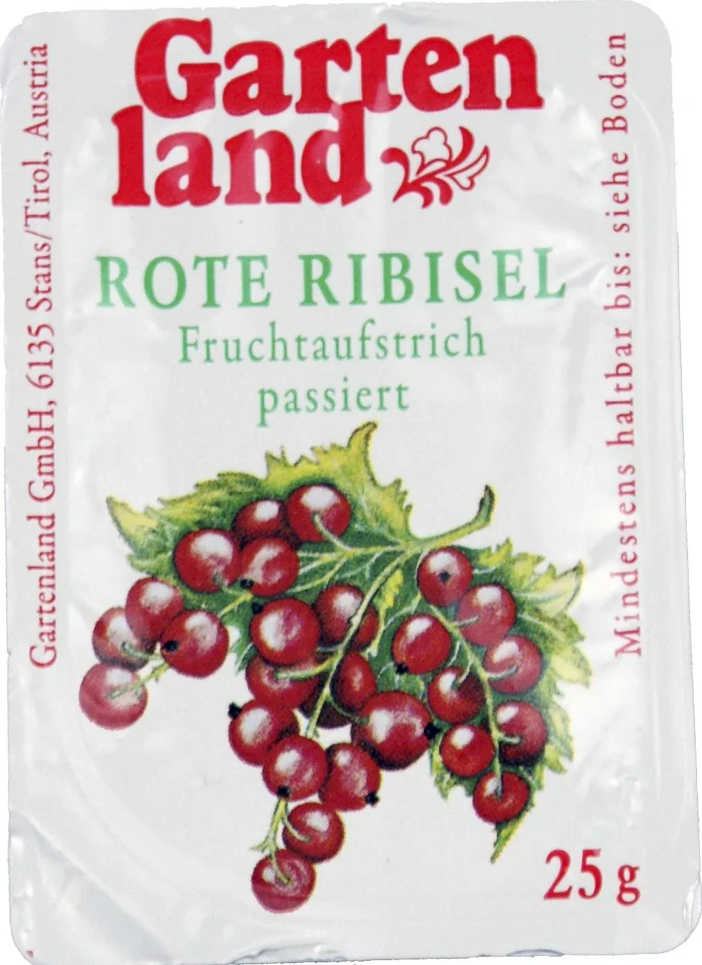 Marmeladentopf mit Deckel und Löffel, 10 Portionspackungen Fruchtaufstrich á 25 g, 250 g - 1