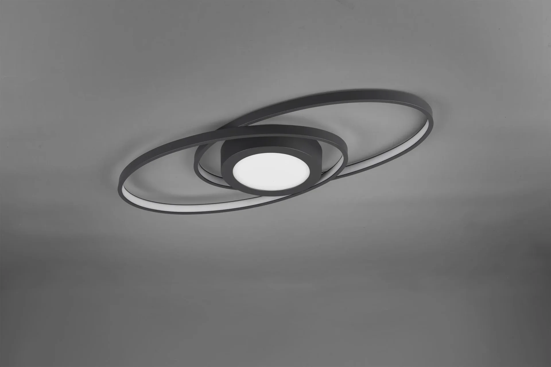 LED-Deckenleuchte GALAXY, 27 W, 3000K, 3000 lm, Switch-Dimmer, Farbe anthrazit - 0