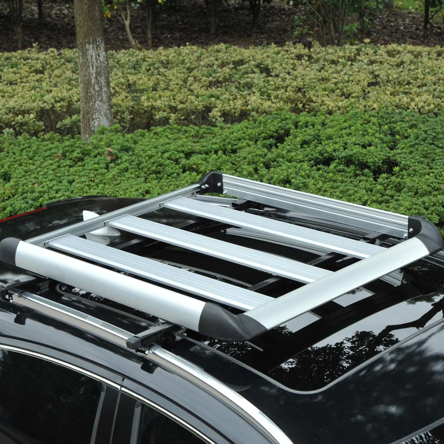 Gepäckträger Dachträger Universal 110cm Alu 75kg Silber - 2