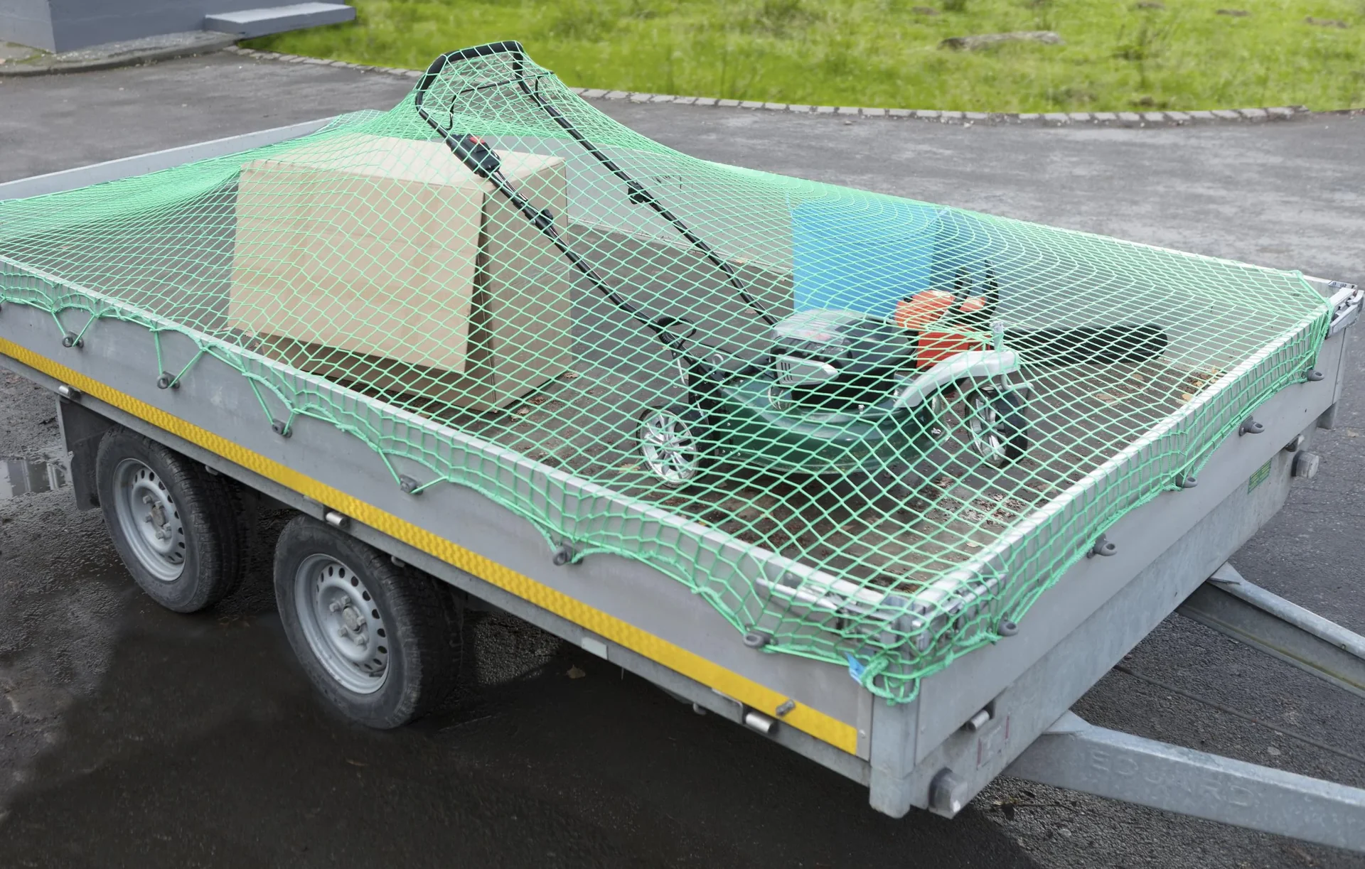 Containernetz mit Gummiseil, 3,5 x 7 m - 1
