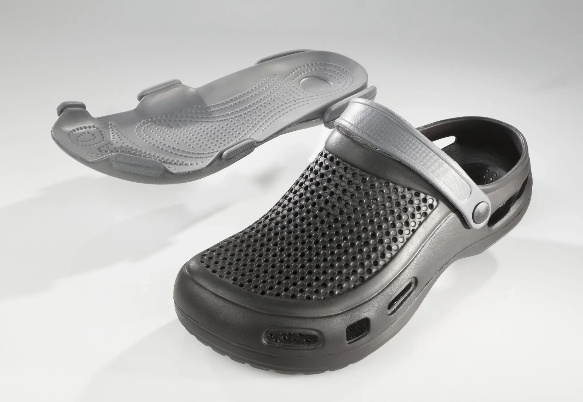 Pantolette, Farbe schwarz, Gr.39 - 1