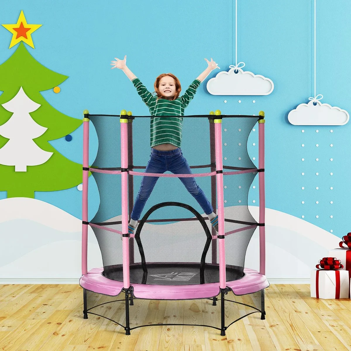 Trampolin für Kinder Ø140 cm Fitne - 1