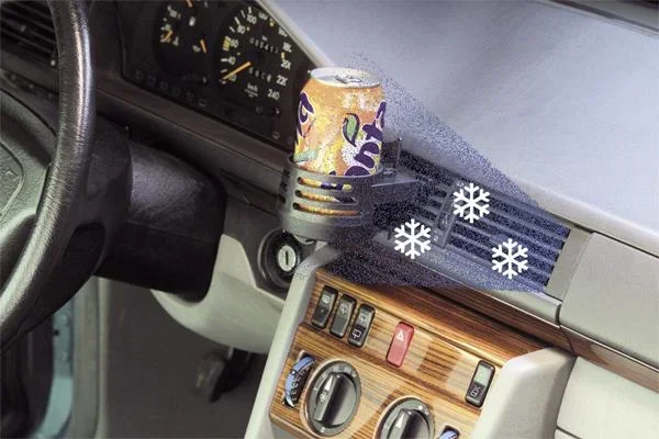 Auto Pad, schwarz, inklusive Getränkehalter - 2