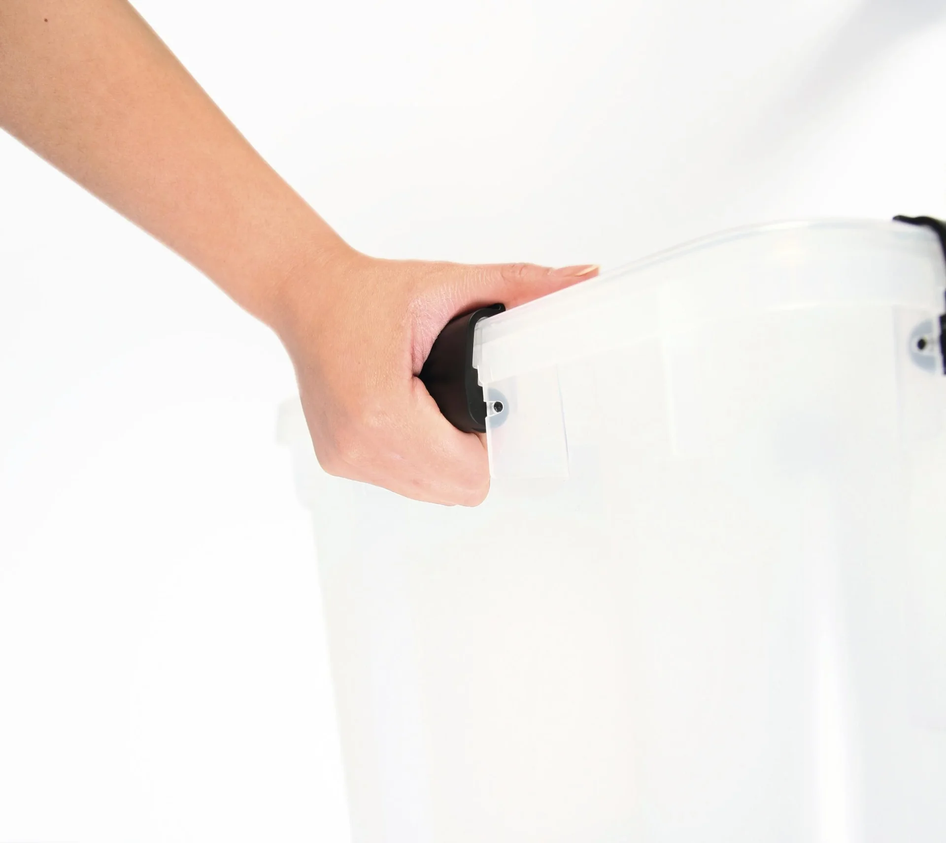 Wasserdichte Aufbewahrungsbox, transparent, 50 Liter, 2er Set - 2